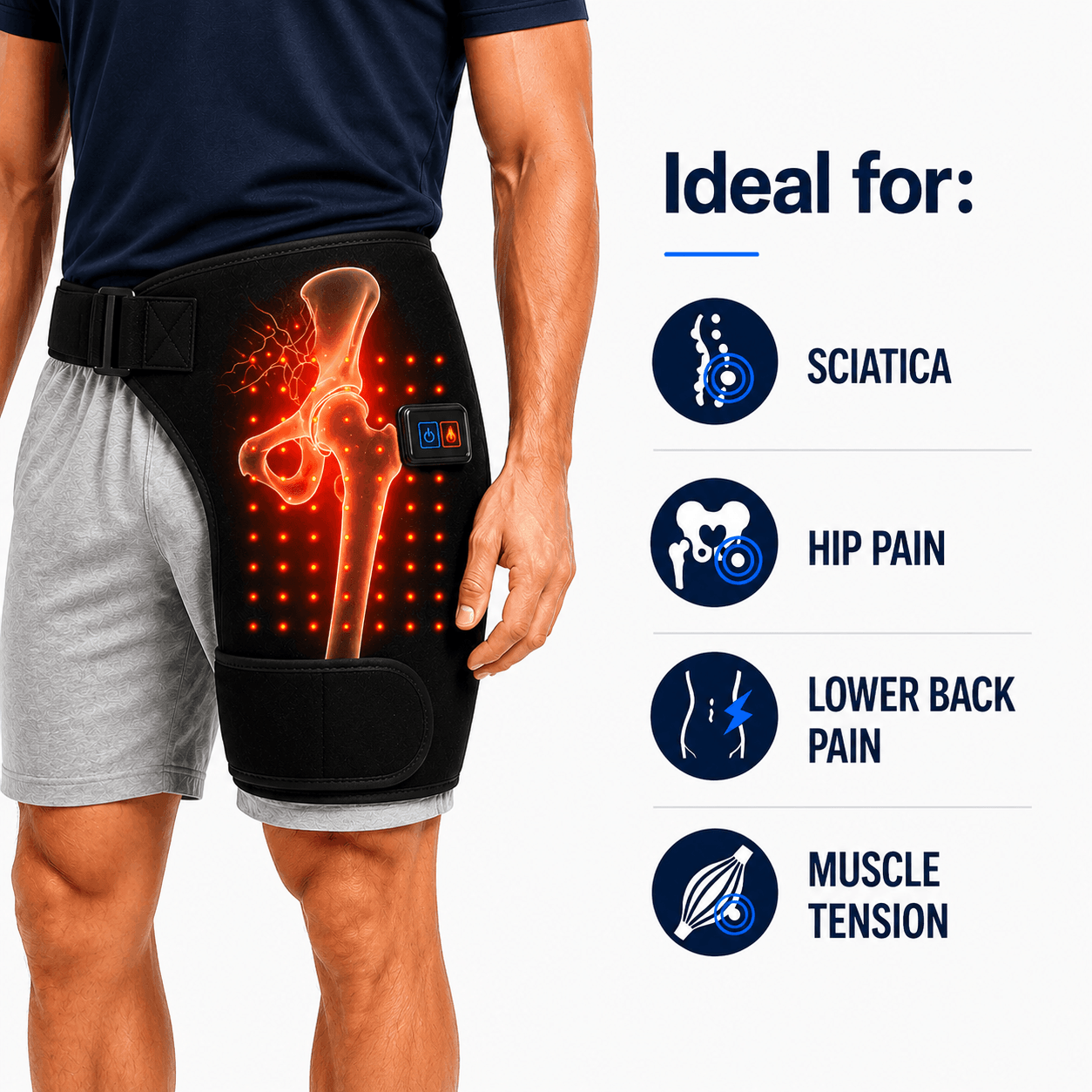 4-in-1 Hip & Sciatica Therapy Belt